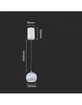 Oprawa V-TAC SKU7999 VT-7796 3000K 8,5W 850lm