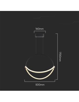 Oprawa V-TAC SKU23437 VT-10125 4000K 16W 2000lm