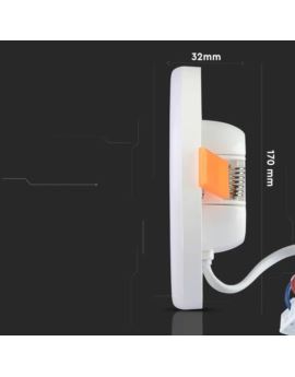 Panel V-TAC SKU736 VT-619SQ 3000K 18W 1350lm