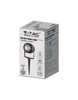 Oprawa V-TAC SKU217545 VT-857-B 4000K 12W 875lm