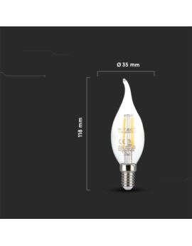 Żarówka V-TAC SKU214302 VT-1997 3000K 4W 400lm