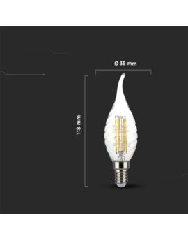 Żarówka V-TAC SKU214308 VT-1995 3000K 4W 400lm