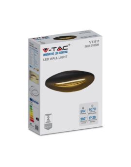 Kinkiet V-TAC SKU218309 VT-811 3000K 9W 1070lm
