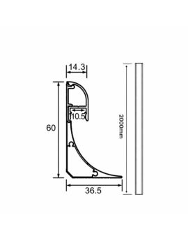Profil V-TAC SKU23180 VT-8208