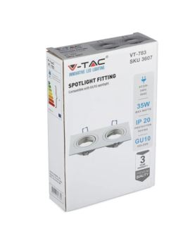 Oczko V-TAC SKU3607 VT-783SQ-WH