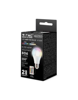 Żarówka V-TAC SKU2928 VT-2229-N-1 RGB+4000K 8,5W 8