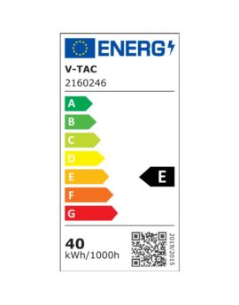 Panel V-TAC SKU2160246 VT-6060-6 4000K 40W 4950lm