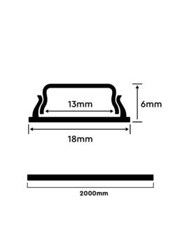 Profil V-TAC SKU2909 VT-8138