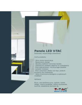 Panel V-TAC SKU20047 VT-629 4000K 29W 3480lm