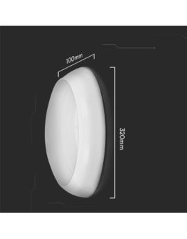 Plafon V-TAC SKU801-24 VT-8603 3000K-4000K-6400K 2