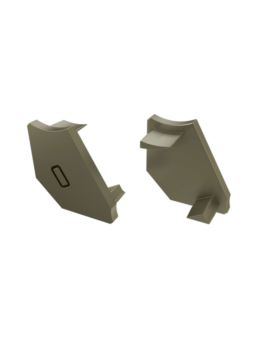 Zaślepka do profili LUMINES H inox lewa