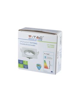 Oczko V-TAC SKU3590 VT-779-WH-SQ