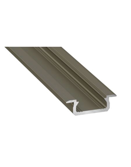 Profil LUMINES Typ Z płytki 7mm inox anodowany 1m