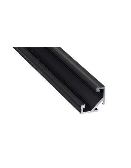 Profil LUMINES Typ C Kątowy 45st/45st czarny anodowany 3m