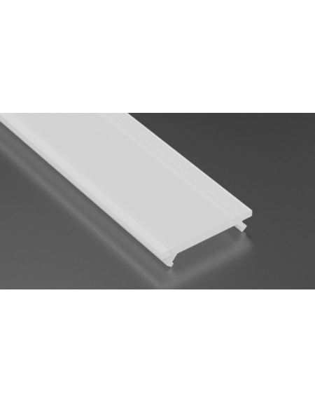 Klosz do profili LED BASIC LUMINES PMMA Mleczny 3m