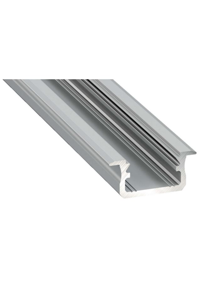 Profil LUMINES Typ B wpuszczany srebrny anodowany 1m