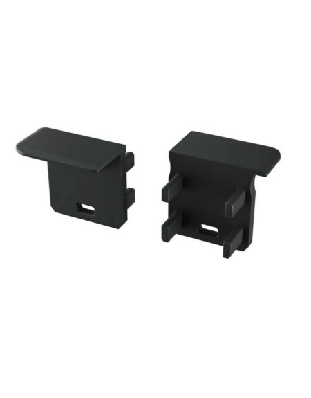 ABS Zaślepka LUMINES J czarna z otworem prawa