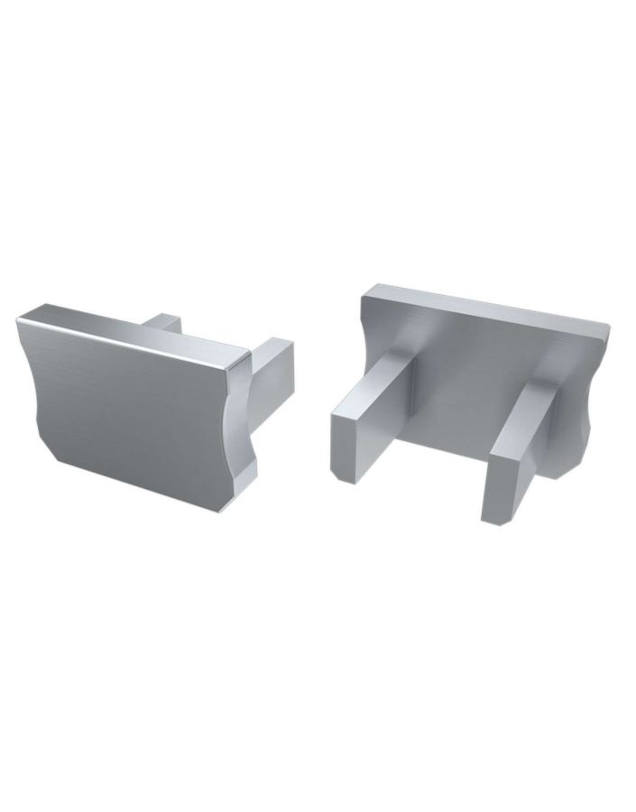 Zaślepka do profili LUMINES X srebrna lakierowana