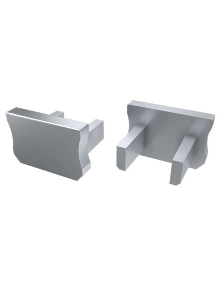 Zaślepka do profili LUMINES X srebrna lakierowana