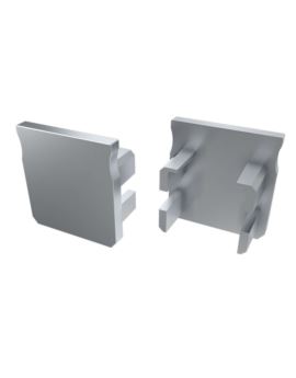 Zaślepka do profilu LUMINES Y srebrna lakierowana