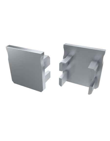 Zaślepka do profilu LUMINES Y srebrna lakierowana