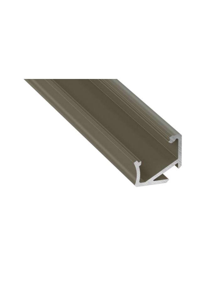 Profil LUMINES Typ H Kątowy 30st/60st inox anodowany 3m