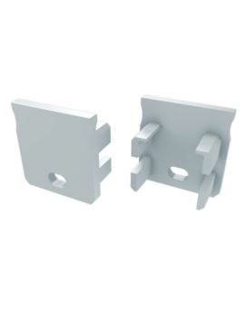 Zaślepka do profili LUMINES Y biała z otworem