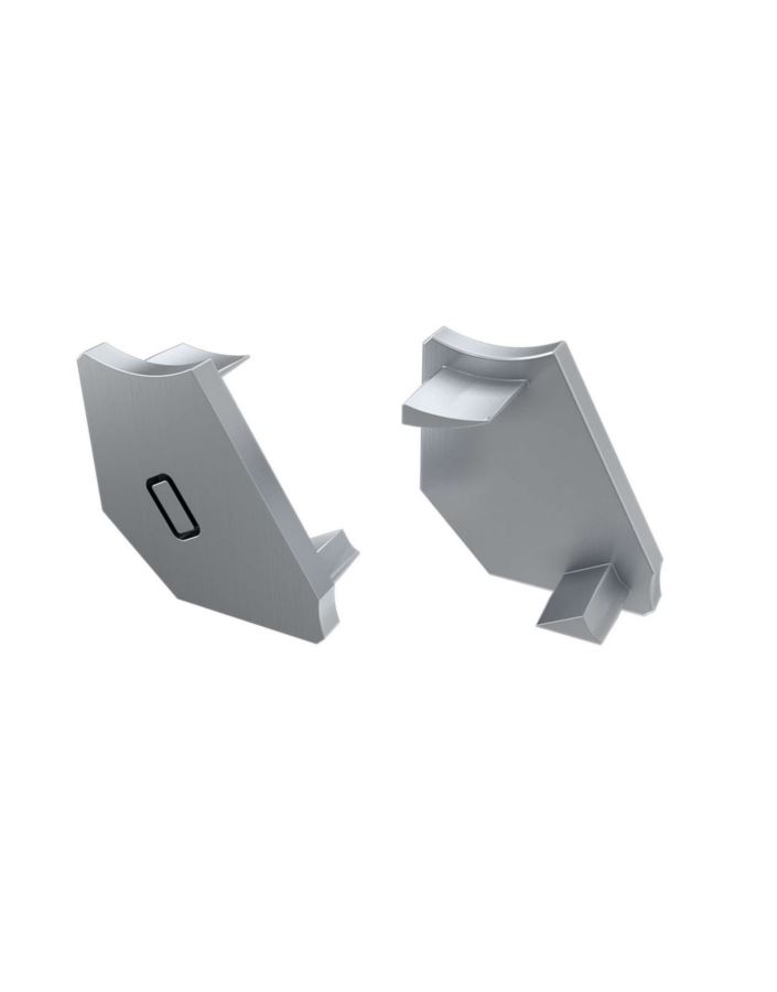 Zaślepka do profili LUMINES H szara prawa