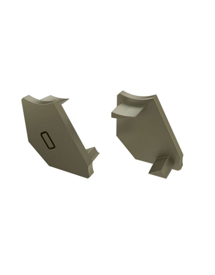 Zaślepka do profili LUMINES H inox prawa