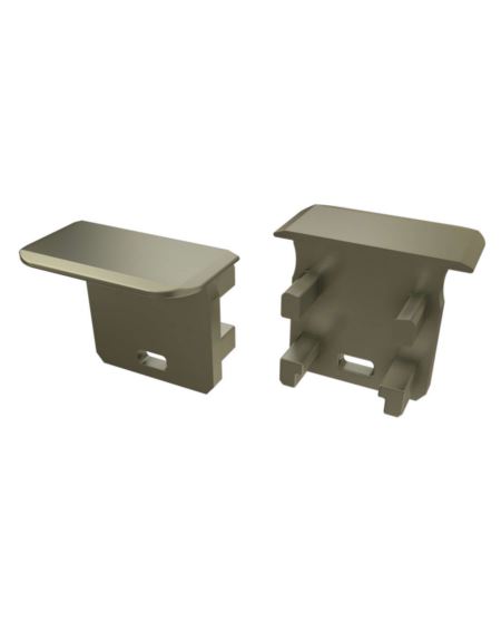 Zaślepka do profili LUMINES G inox z otworem