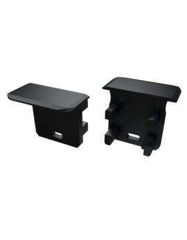 Zaślepka do profili LUMINES G czarna z otworem