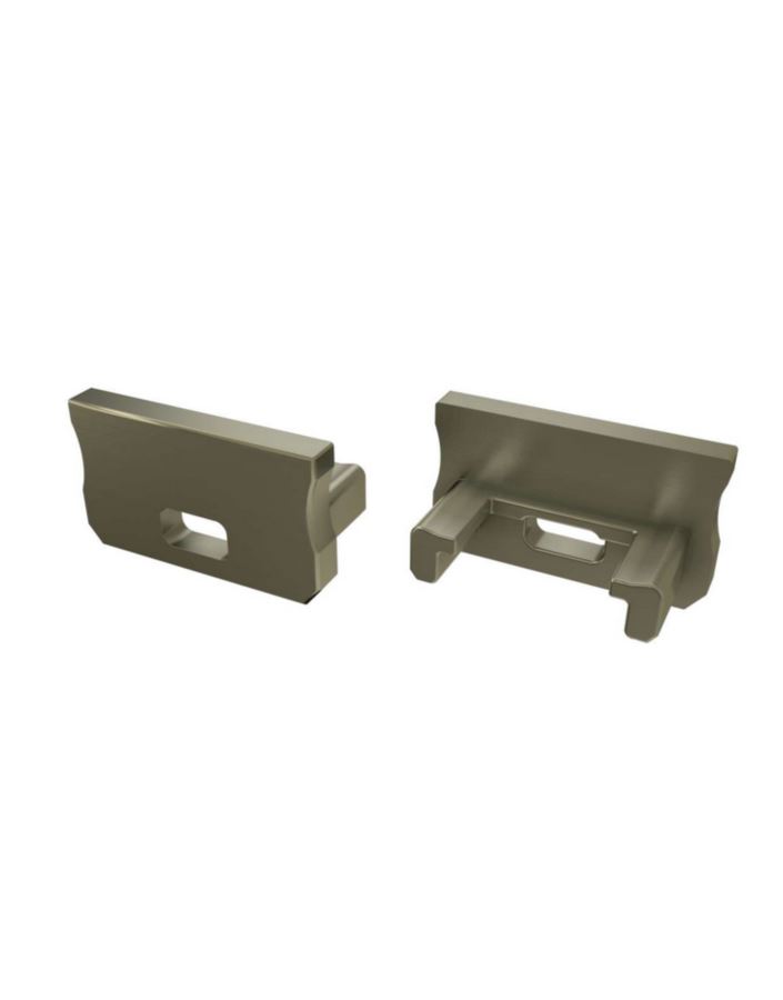 Zaślepka do profili LUMINES A inox z otworem