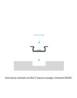 Profil LUMINES Typ Z płytki surowy 2,02m