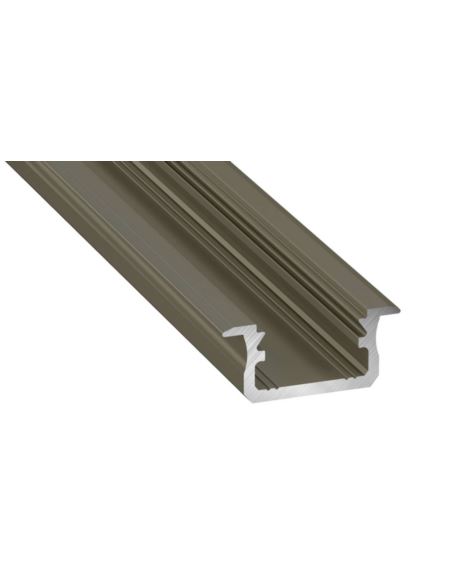 Profil LUMINES Typ B wpuszczany inox anodowany 2,02m