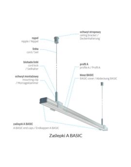 Profil LUMINES Typ A inox anodowany 2,02m