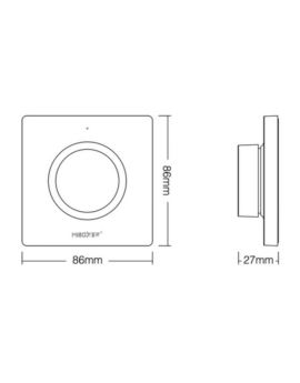 Panel Magnetyczny Obrotowy MONO CCT BIAŁY