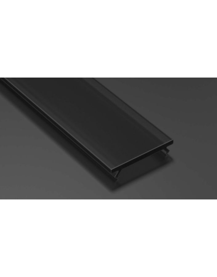 Klosz do profili LED BASIC v2 LUMINES PMMA Czarny 1m