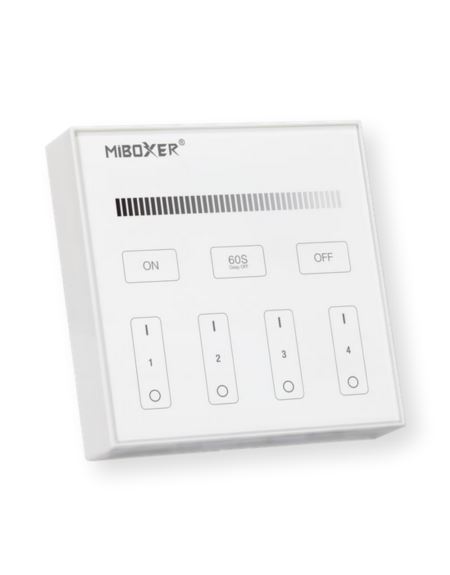 Panel Naścienny Magnetyczny 4-strefowy MONO BIAŁY