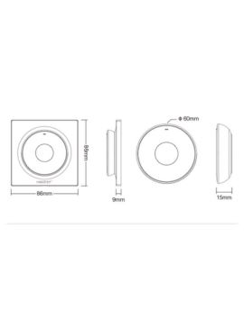 Pilot Panel Magnetyczny CCT 1-strefowy BIAŁY