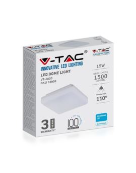 Plafon V-TAC SKU13919 VT-8033SQ 6400K 15W 1500lm